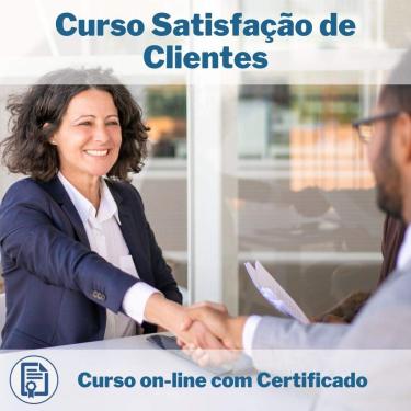 Imagem de Curso Online em videoaula de Satisfação de Clientes com Certificado + 2 brindes