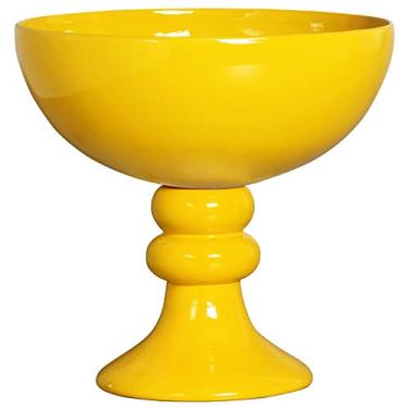 Imagem de Centro De Mesa Lisboa Pé Alto Ceramicas Pegorin Amarelo
