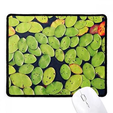 Imagem de Mousepad Fresh Leaf Plant Water Nature Tapete de borracha para jogos