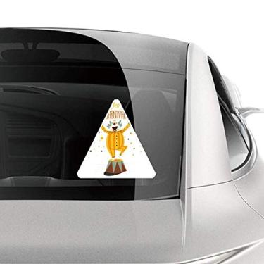 Imagem de DIYthinker Adesivo de carro com cabeça de palhaço Feliz Carnaval de Veneza, decalque de bagagem de motocicleta