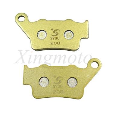 Imagem de NBX- Conjunto de pastilhas de freio a disco compatível com ATK GAS-GAS HUSABERG HUSQVARNA KTM MAICO T.M. VERTEMATI VOR ZEROELECTRIC APRILIA BMW DUCATI INDIAN KTM ROYALENFIELD TRIUMPH VICTORY-FA208 FA213