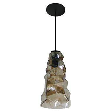 Imagem de Pendente Vidro Soprado 1 X E27, Volare, 52720, Fume Volare Pd 1909 F 220v Fume