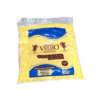 Imagem de Flóco de Milho para Cuscuz 100% - Mano Velho