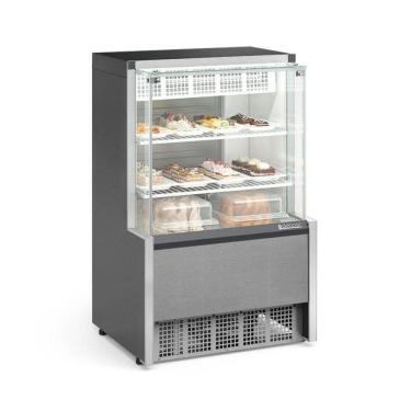 Imagem de Vitrine Refrigerada Gelopar Dupla Função 75 cm Inox 220V GPEA-075R TI