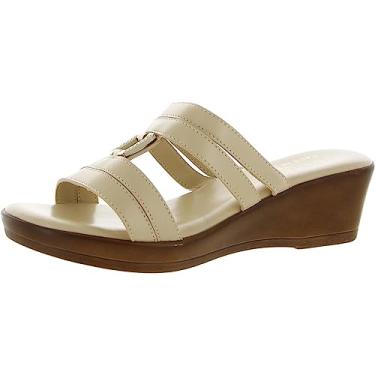 Imagem de Easy Street Womens Anzola Tuscany Slide Sandals Sandals Casual - Beige - Size 7 W