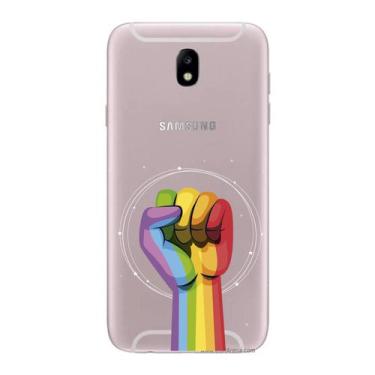 Imagem de Capa Case Capinha Samsung Galaxy  J7 Pro Arco Iris Luta - Showcase