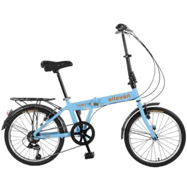 Imagem de Bicicleta Dobrável em Alumínio Aro 20 6V Dubly Shimano Azul Celeste