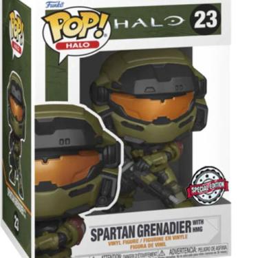 Imagem de Funko Pop Spartan Grenad Com Hmg Halo Original