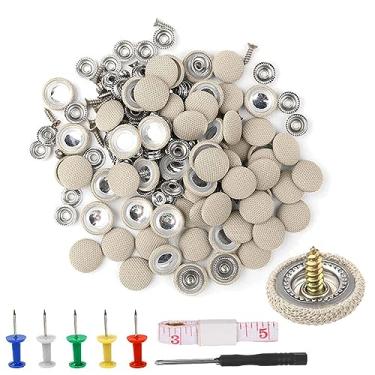 Imagem de ZEZEFUFU 60 peças de rebites de reparo de telhado de carro botão de reparo de forro de teto automático rebites de encaixe kit de retenção de interior de carro decoração de interior