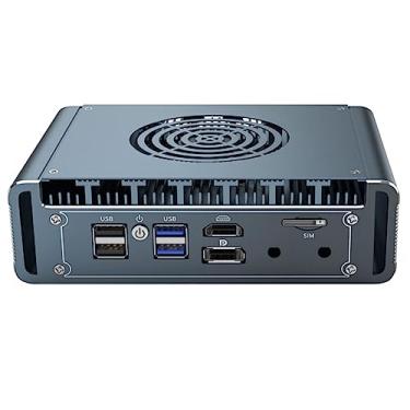 Imagem de Mini PC, micro dispositivo de firewall, VPN, roteador, Intel Core I5 1145G7, 4 x Intel 2,5GbE I226-V LAN, H7-A, AES-NI, HDMI, DP, slot para cartão SIM, RJ45 COM, com ventilador, OPNsense, 32GB DDR4 RAM, 512GB SSD