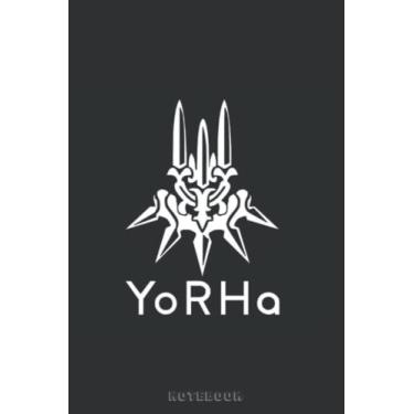 Imagem de Nier Automata Yorha SP Notebook: 15 x 23 cm, 120 páginas em branco, papel pautado pautado universitário, diário, planejador, capa com acabamento fosco, diário