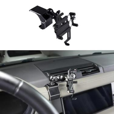 Imagem de Suporte de telefone celular para console central de carro de liga de alumínio para acessórios de carro Land Rover Defender 90 110 2020-2022