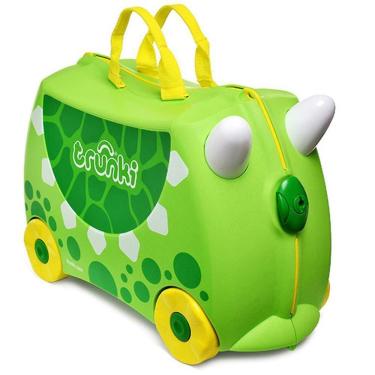 Imagem de Mala Infantil Com Rodinhas 2 em 1 Trunki Dudley O Dino Verde