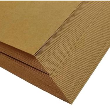 Imagem de Papel Papelão Couro Nº 100 | 4 Placas De 100x40 material excelente qualidade