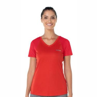 Imagem de Camiseta Rainha Neck Feminino - Vermelho