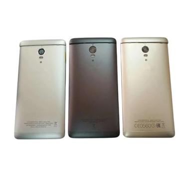 Imagem de SHOWGOOD Capa para Lenovo Vibe P2 P2c72 P2a42 P1 P1a42 C58 C72 Power Battery Cover Repair Replace Back Door Phone Rear Case + Logotipo (P1 Prata)