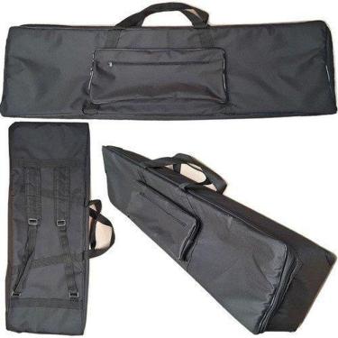 Imagem de Capa Bag Master Luxo Para Teclado Korg Sp200 Nylon Preto