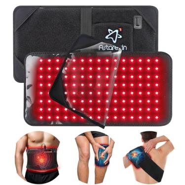 Imagem de Astarexin Terapia de luz vermelha infravermelha, dispositivo de cinto de terapia de luz vermelha de LED 120 peças para alívio da dor corporal, reparo de tecidos, resolução de inflamação, com luz vermelha de 660 nm e luz infravermelha 850 nm comprimento de onda