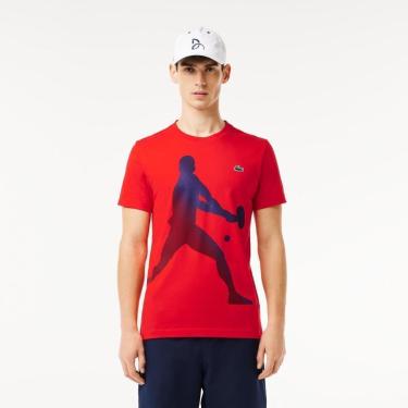 Imagem de Conjunto Lacoste de Camiseta e Boné Tênis x Novak Djokovic Masculino-Masculino