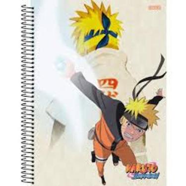 Imagem de Caderno Universitário Espiral Capa Dura 1 Matéria 80 Folhas Naruto C S