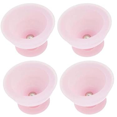 Imagem de Conjunto de ventosas de silicone com 4 peças - Kit de massagem corporal e facial para relaxamento muscular, alívio da dor. Ferramenta de cuidados com a pele para homens e mulheres. Terapia de ventosas