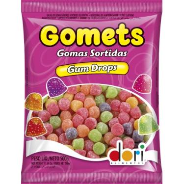 Imagem de Bala De Goma Gomets Gomas Sortidas Dori 500G