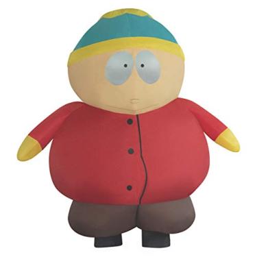 Imagem de Rubies Fantasia masculina South Park Cartman tamanho adulto inflável para festas temáticas e Halloween, como mostrado, tamanho único EUA, Conforme mostrado., Tamanho Único