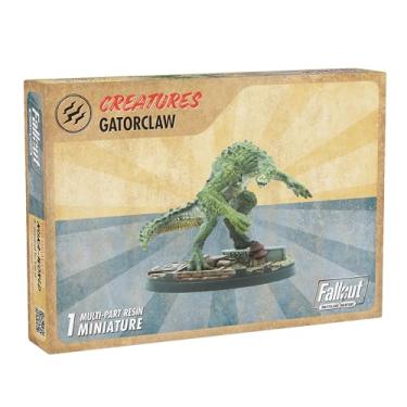 Imagem de Modiphius Entretenimento: Fallout: Wasteland Warfare - Creatures: Gatorclaw - 1 figura, miniatura de resina sem pintura de 32 mm e base cênica, jogo RPG de mesa
