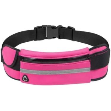Imagem de Pochete Slim Fitness Impermeável para Corrida, Caminhada, Academia e Lazer - Ideal para Celular (Rosa)