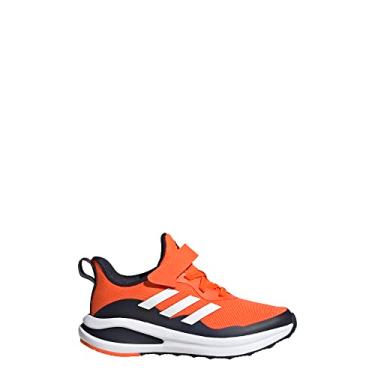 Imagem de adidas Tênis de corrida infantil FortaRun Cloudfoam, Impact Orange/Cloud White/Legend Ink, 20