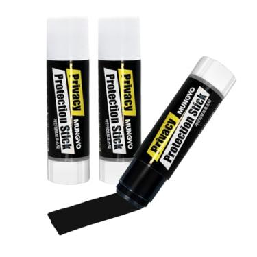 Imagem de MUNGYO Protetor de identidade contra roubo de identidade, 3 marcadores blecaute de proteção de privacidade, caneta de redação, bastão protetor de informações privadas, caneta esferográfica preta em