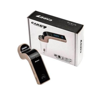 Imagem de Transmissor Fm Bluetooth CARG7 - USB/SD - Dual USB - Preto