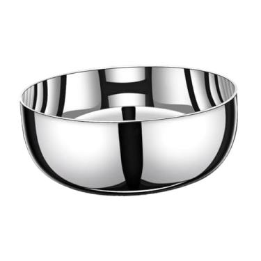 Imagem de Generic Bacia de servidor de buffet de jantar, bacia de aço inoxidável, bacia de recipiente de talheres, bacia de lavagem para armazenamento de grãos de, 30cm