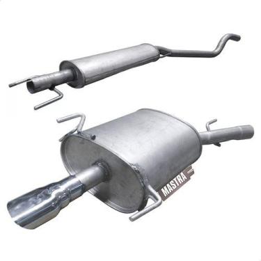 Imagem de Kit Escapamento Abafador + Traseiro Vectra Gtx 2.0 8v 09 13 - ScapJá