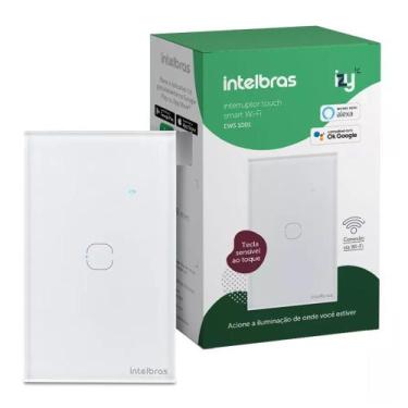 Imagem de Interruptor Smart Inteligente Touch Wi-fi 1 Tecla Ews 1001 Intelbras, 