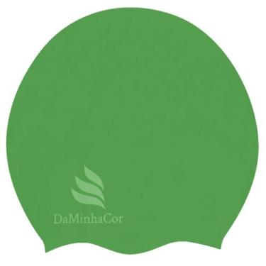 Imagem de Touca de Natação Afro M Daminhacor, Verde