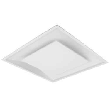 Imagem de Plafon De Luz Indireta Embutir 45x45cm Para 4 Lâmpadas E27 Branco - LC