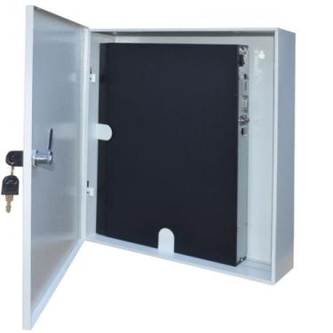 Imagem de Caixa Metalica Vertical 400 X 360 X 100 C02 Chaves Branco - SS2