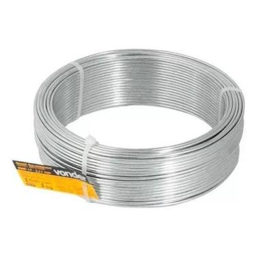 Imagem de Arame Galvanizado Comercial 14 Bwg 2,11mm Liso 1Kg - VONDER