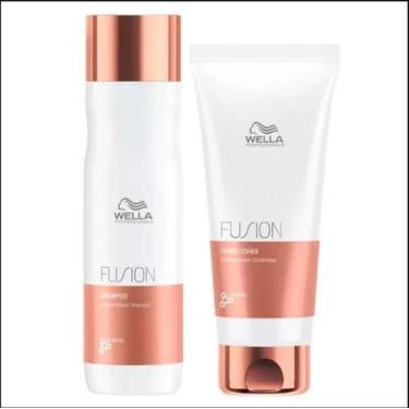 Imagem de Kit Shampoo 250ml e Condicionador  200ml Fusion - Wella Professionals