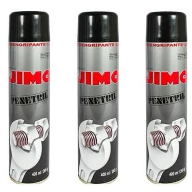Imagem de Kit 3 Desengripante Profissional Jimo Penetril Aerosol 400ml