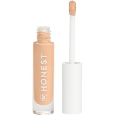 Imagem de Honest Beauty Fresh Flex Concealer Cream com Niacinamida + Vitamina E + Ácido Hialurônico | Cobertura média edificável | Teste dermatologista e toxicologista auditado | Vegano + sem crueldade | 0,17 fl. Oz.