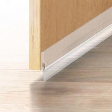Imagem de Veda Porta Adesivo Slim Tapa Vento 80 cm - Comfort Door ,  Preto