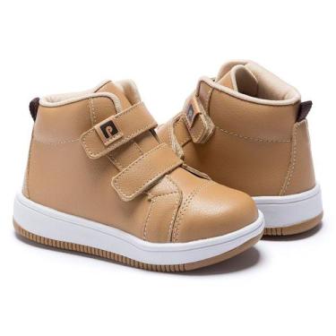Imagem de Abotinado Casual Infantil Menino Calce-Fácil - Pequito, 24, Caramelo