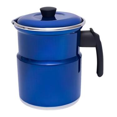 Imagem de Leiteira térmica fervedor com apito 1,5 litros em alumínio - Docesar, 