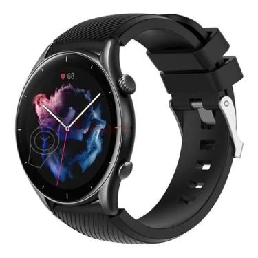 Imagem de Pulseira Silicone Para Gtr 3/ Gtr3 Pro - Preto - T-Shirck