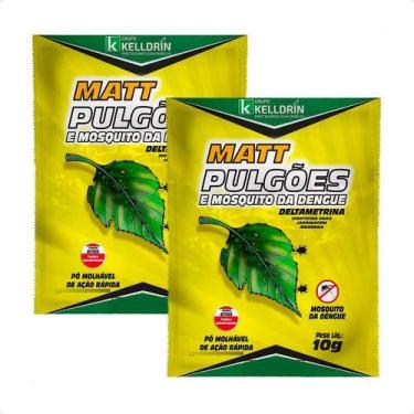 Imagem de 2 Matt PuLGões E Mosquito Da Dengue Kelldrin Inseticida 10 G