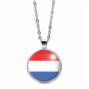 Imagem de Colar Bandeira da Holanda Unissex - RECANTO ASTRAL