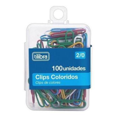 Imagem de Clips Tilibra 29mm Cores C/100 Unidades