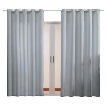 Imagem de Cortina de Janela Tecido Grosso OXFORD 3,00M x 2,50M para Sala Quarto 